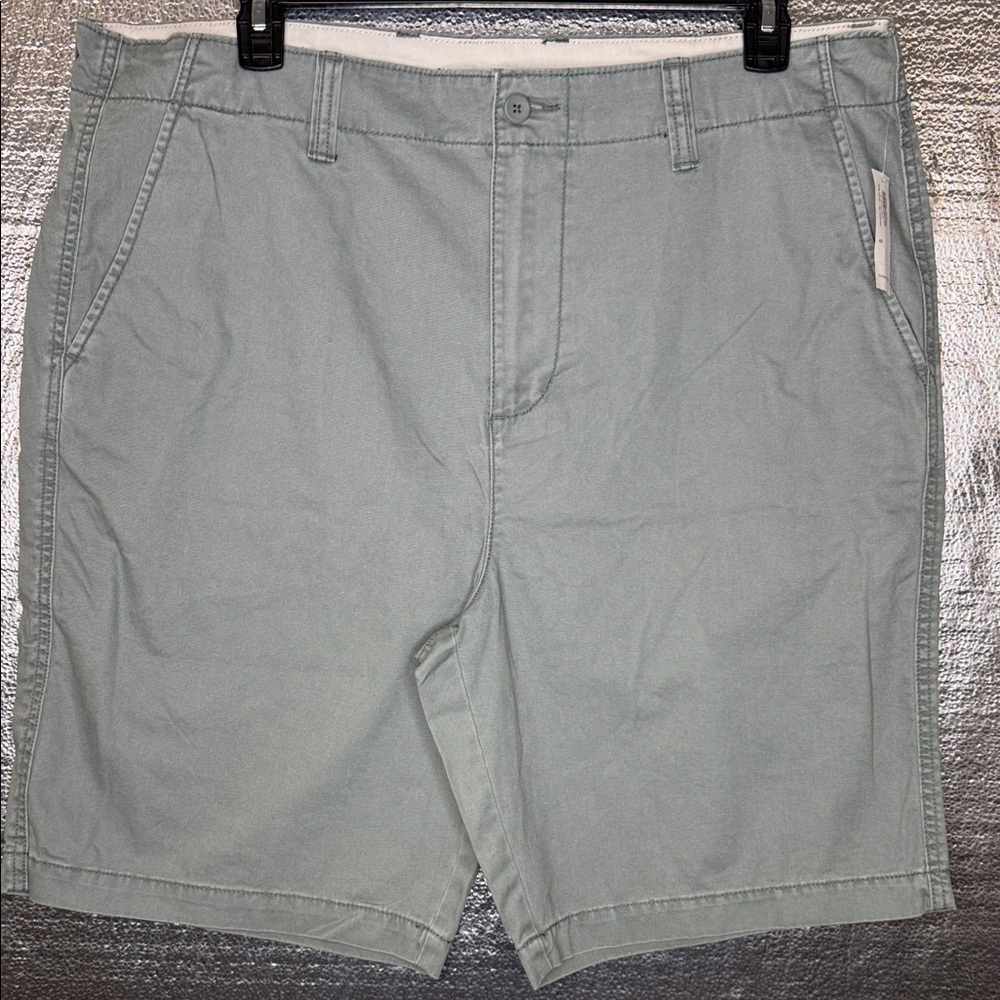 Old Navy Men's Light Gray Flat Front Shorts